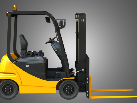 AE50 Electric Forklift 3D-Modell