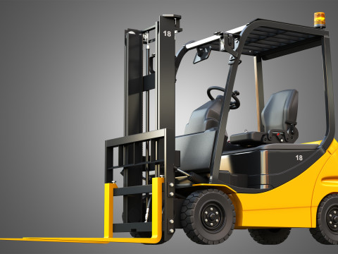 AE50 Electric Forklift 3D-Modell