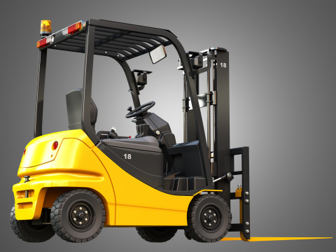 AE50 Electric Forklift 3D-Modell