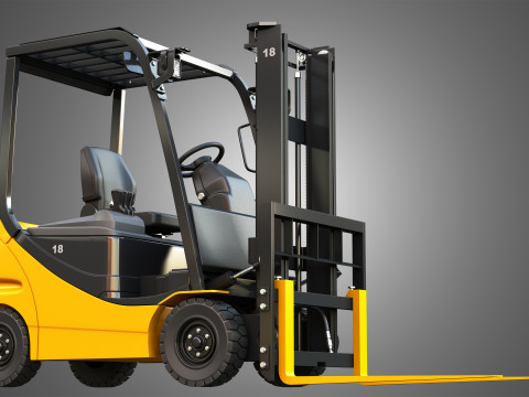 AE50 Electric Forklift 3D-Modell
