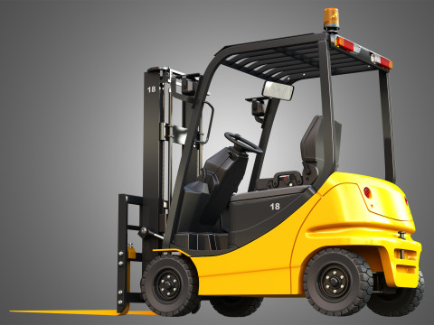 AE50 Electric Forklift 3D-Modell