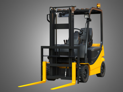 AE50 Electric Forklift 3D-Modell
