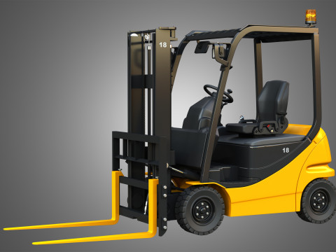 AE50 Electric Forklift 3D-Modell