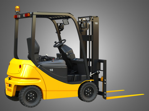 AE50 Electric Forklift 3D-Modell