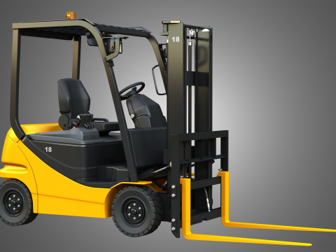 AE50 Electric Forklift 3D-Modell