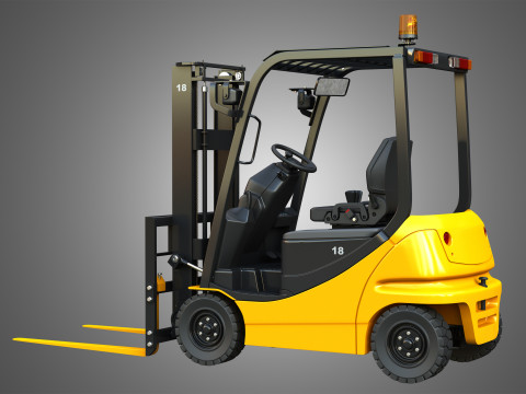 AE50 Electric Forklift 3D-Modell