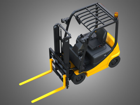 AE50 Electric Forklift 3D-Modell
