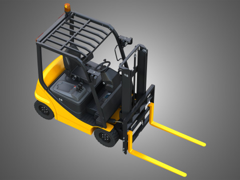 AE50 Electric Forklift 3D-Modell
