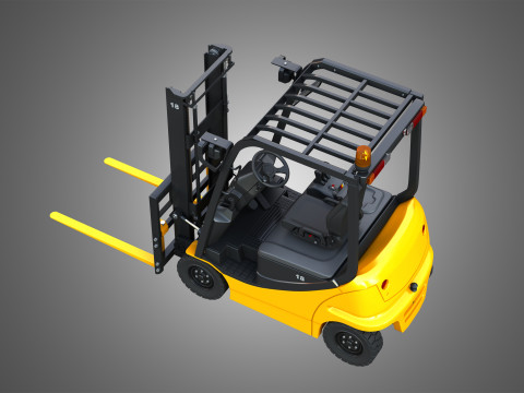 AE50 Electric Forklift 3D-Modell