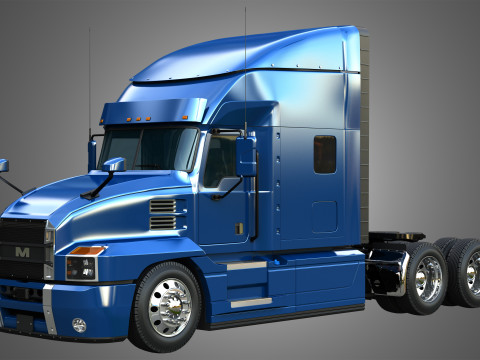 Anthem 64T Semi Truck - Ultra Cab Sleeper Truck 3D Model