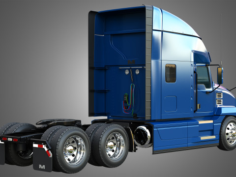 Anthem 64T Semi Truck - Ultra Cab Sleeper Truck 3D Model