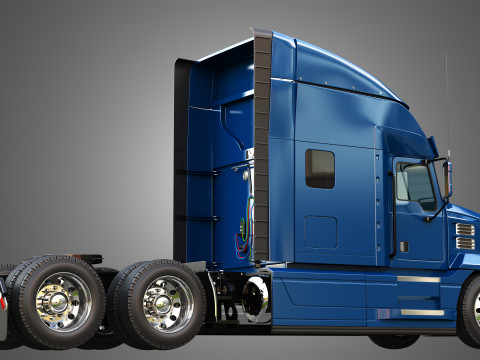 Anthem 64T Semi Truck - Ultra Cab Sleeper Truck 3D Model