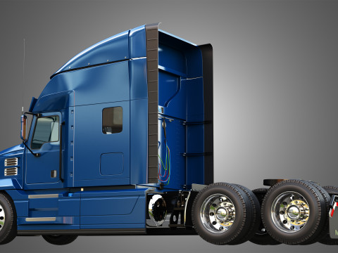 Anthem 64T Semi Truck - Ultra Cab Sleeper Truck 3D Model