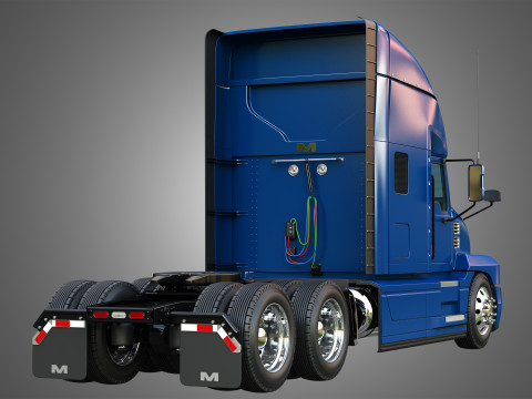 Anthem 64T Semi Truck - Ultra Cab Sleeper Truck 3D Model