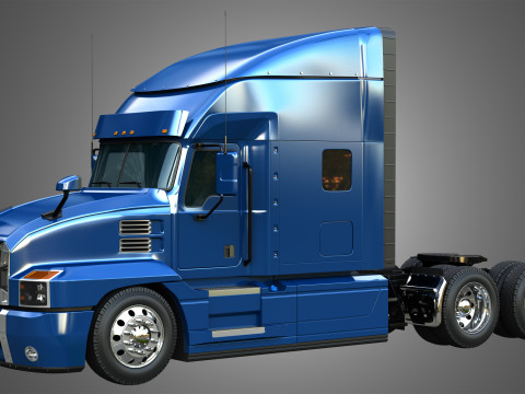 Anthem 64T Semi Truck - Ultra Cab Sleeper Truck 3D Model