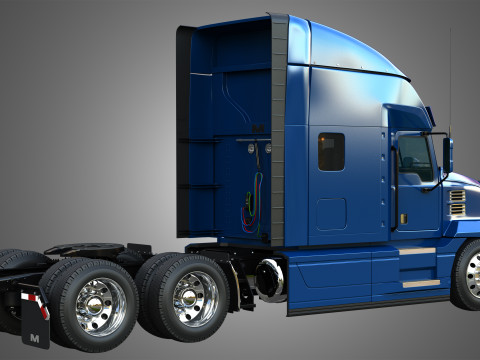 Anthem 64T Semi Truck - Ultra Cab Sleeper Truck 3D Model