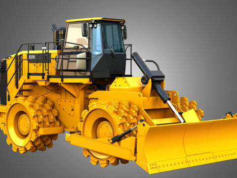 825K - Soil compactor 3D Модель