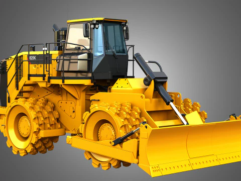 825K - Soil compactor 3D Model