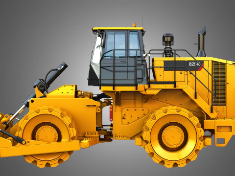 825K - Soil compactor 3D Model