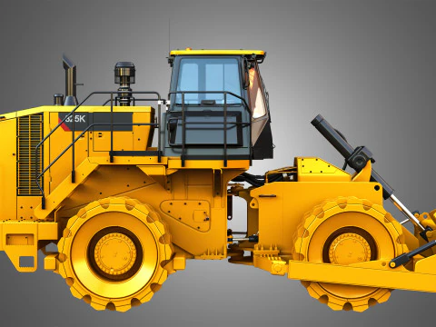 825K - Soil compactor 3D Model