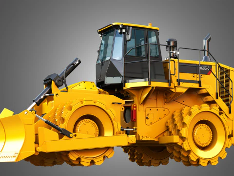 825K - Soil compactor 3D Model