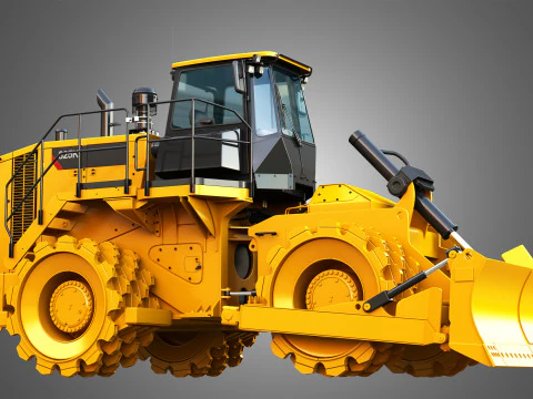 825K - Soil compactor 3D Model