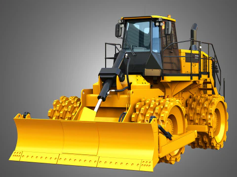 825K - Soil compactor 3D Model