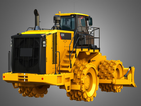 825K - Soil compactor 3D Модель
