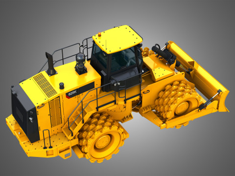 825K - Soil compactor 3D Модель