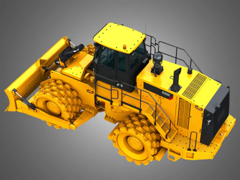 825K - Soil compactor 3D Model