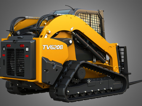 TV620B Compact Track Loader - Pallet Fork 3Dモデル