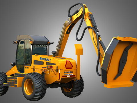 MowerMax Boom Mower 3D-Modell