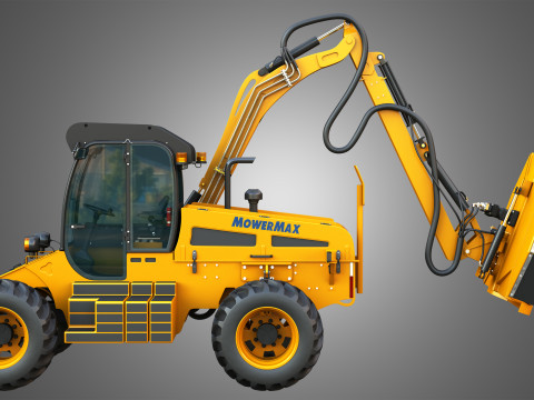 MowerMax Boom Mower 3D-Modell