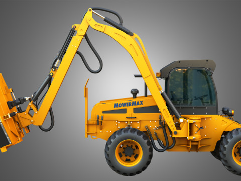 MowerMax Boom Mower 3D-Modell