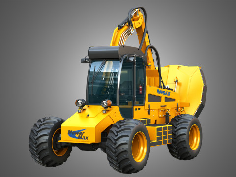 MowerMax Boom Mower 3D-Modell