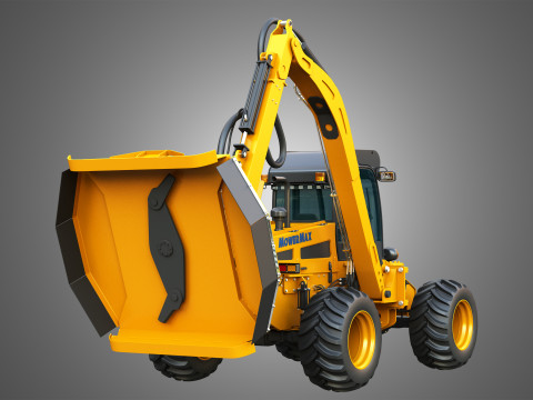 MowerMax Boom Mower 3D-Modell