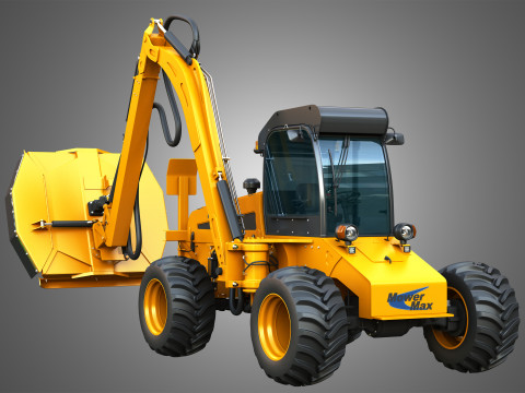MowerMax Boom Mower 3D-Modell