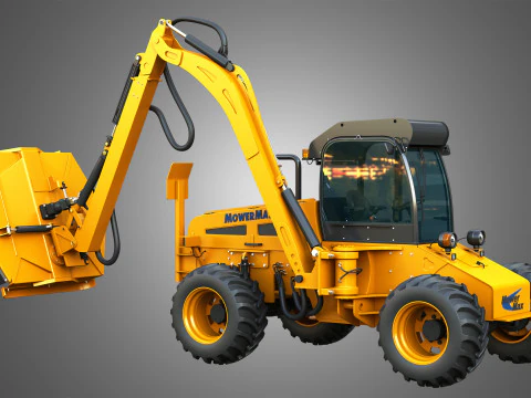 MowerMax Boom Mower 3D Model