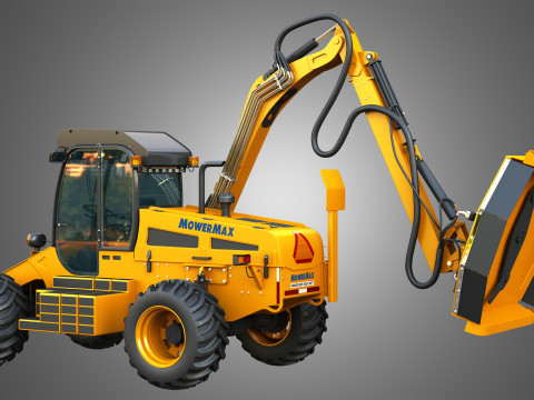 MowerMax Boom Mower 3D-Modell