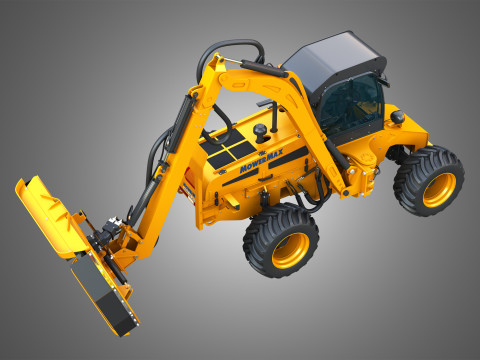 MowerMax Boom Mower 3D-Modell