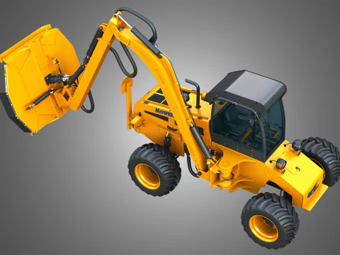 MowerMax Boom Mower 3D Model