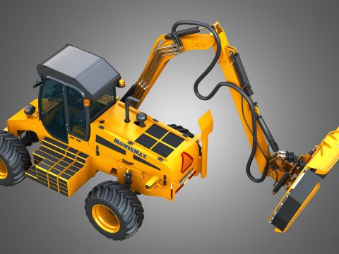 MowerMax Boom Mower 3D-Modell