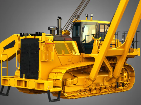 Posatubi a binario ovale D155CX-8 Modello 3D