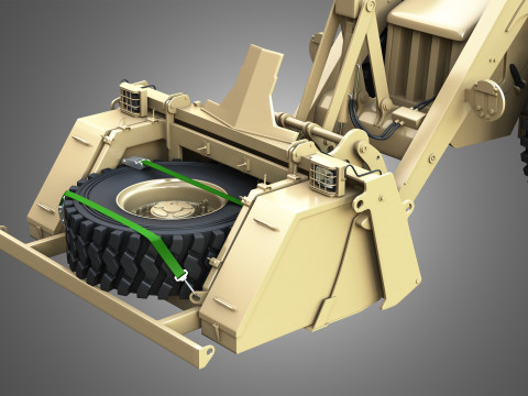 HMEE High Mobility Engineer Excavator Modèle 3D