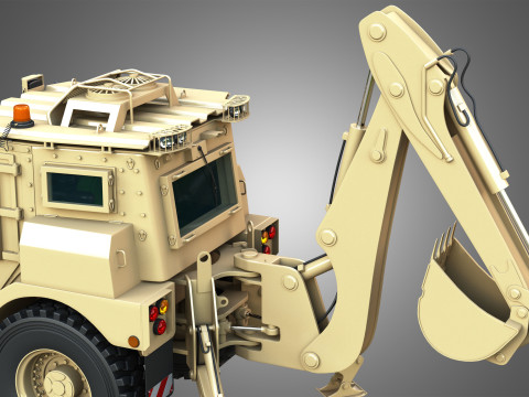 HMEE High Mobility Engineer Excavator Modèle 3D