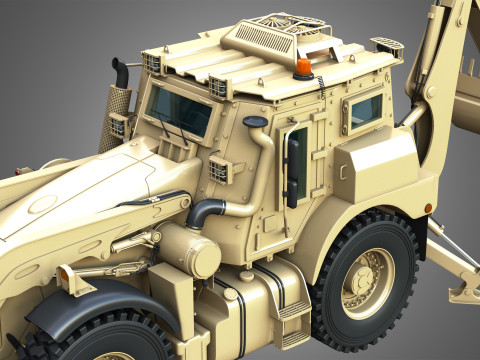 HMEE High Mobility Engineer Excavator Modèle 3D