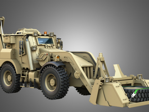 HMEE High Mobility Engineer Excavator Modèle 3D