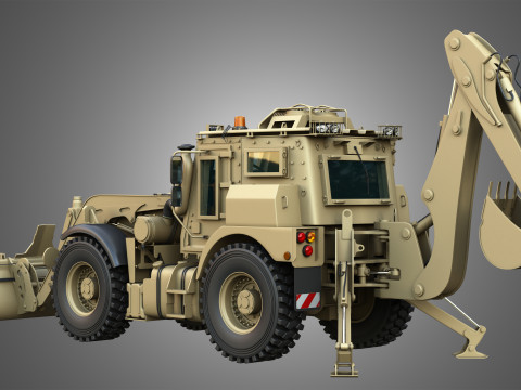 HMEE High Mobility Engineer Excavator Modèle 3D