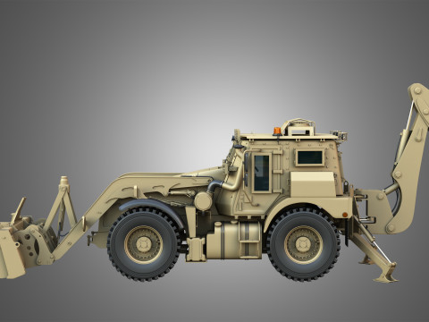 HMEE High Mobility Engineer Excavator Modèle 3D
