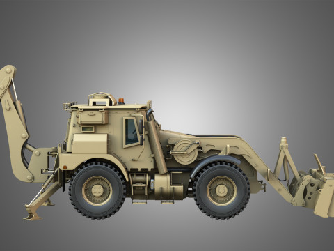 HMEE High Mobility Engineer Excavator Modèle 3D